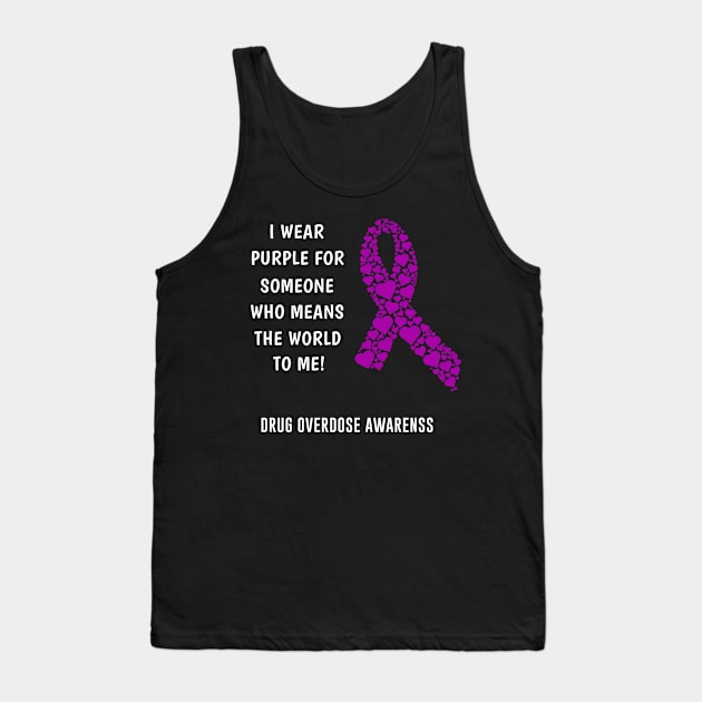 Drug Overdose Awareness Tank Top by mikevdv2001